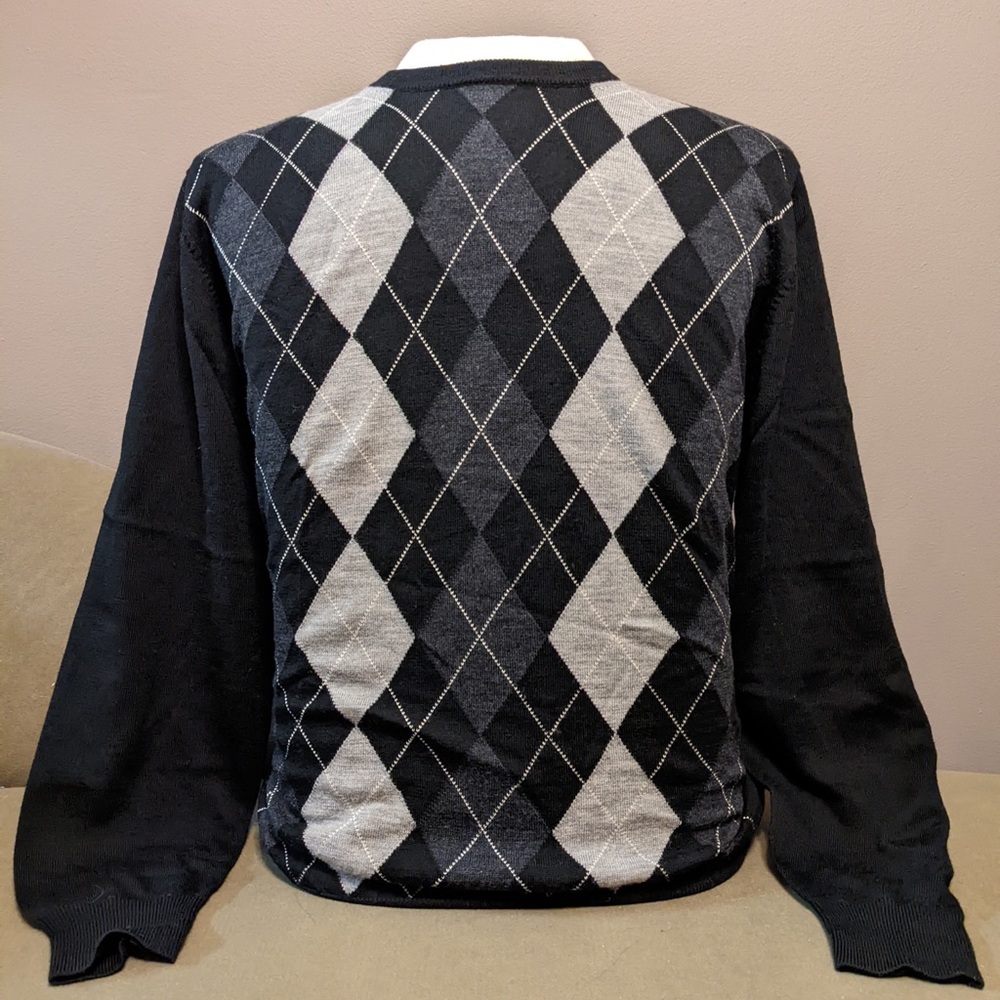 Jos A Bank Argyle Sweater